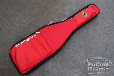 bombgere 轻便款 电贝斯包 电贝司包 黑色、红色 - 图片 3
