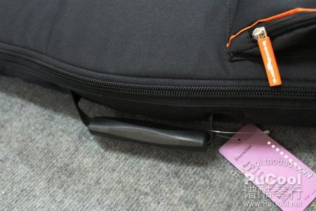 bombgere 轻便款 电贝斯包 电贝司包 黑色、红色 - 图片 5