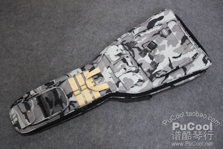 Kava 卡瓦 25mm加厚 V型 电吉他包 电琴包 迷彩