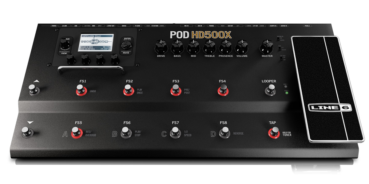 Line6 POD HD500X 吉他综合效果器