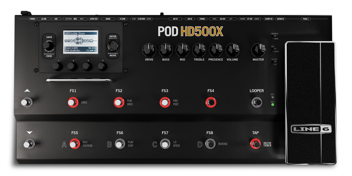 Line6 POD HD500X 吉他综合效果器