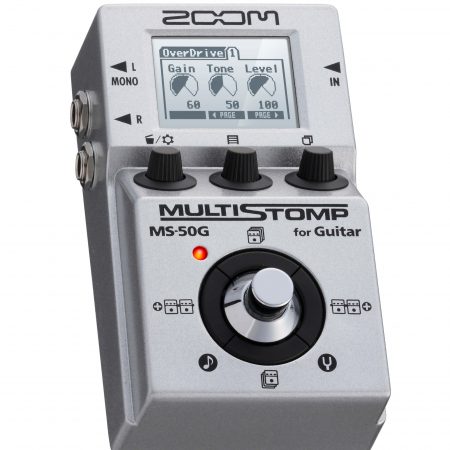 ZOOM MS50G 单块电吉他综合效果器 中文 升级2.0版100种效果