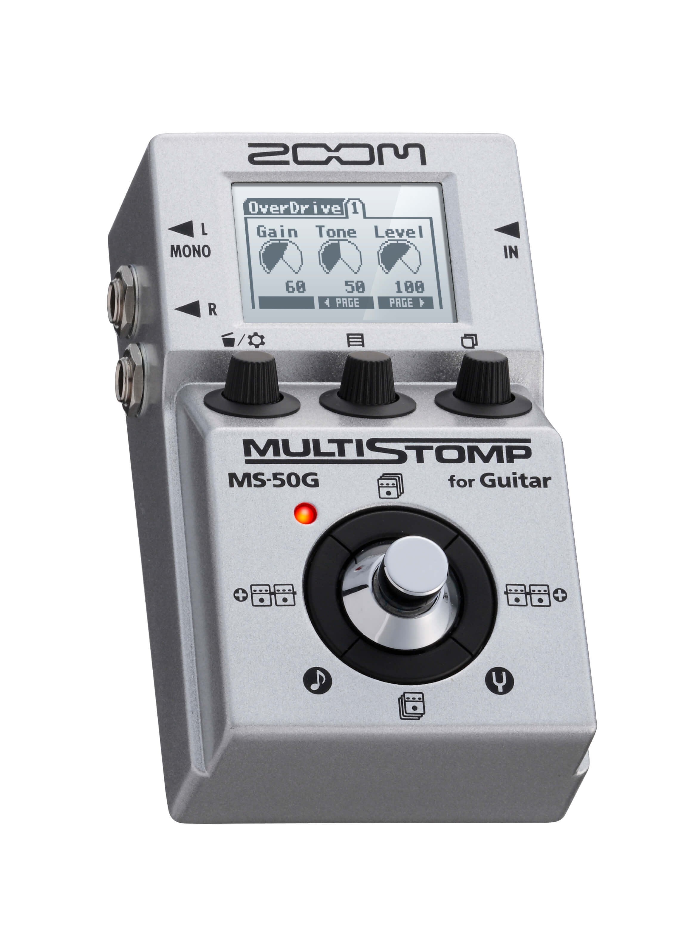 ZOOM MS50G 单块电吉他综合效果器 中文 升级2.0版100种效果