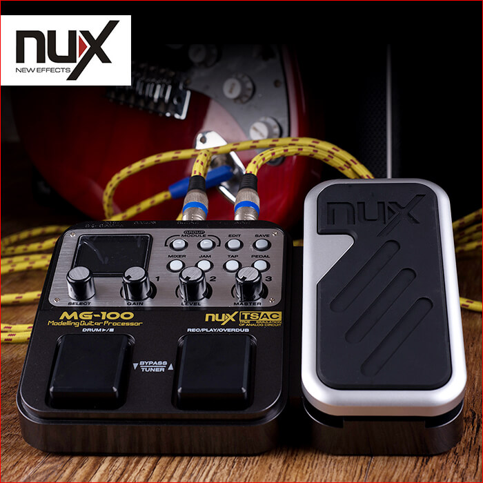 小天使 NUX MG-100 电吉他效果器 带鼓机