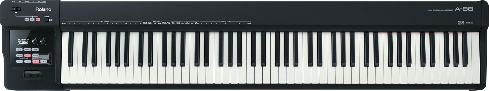 罗兰 Roland A-88 MIDI键盘控制器
