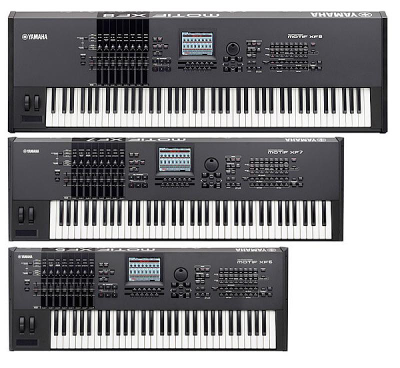 雅马哈 Yamaha Motif XF6 61键 音乐合成器 电子琴 工作站 键盘 硬音源