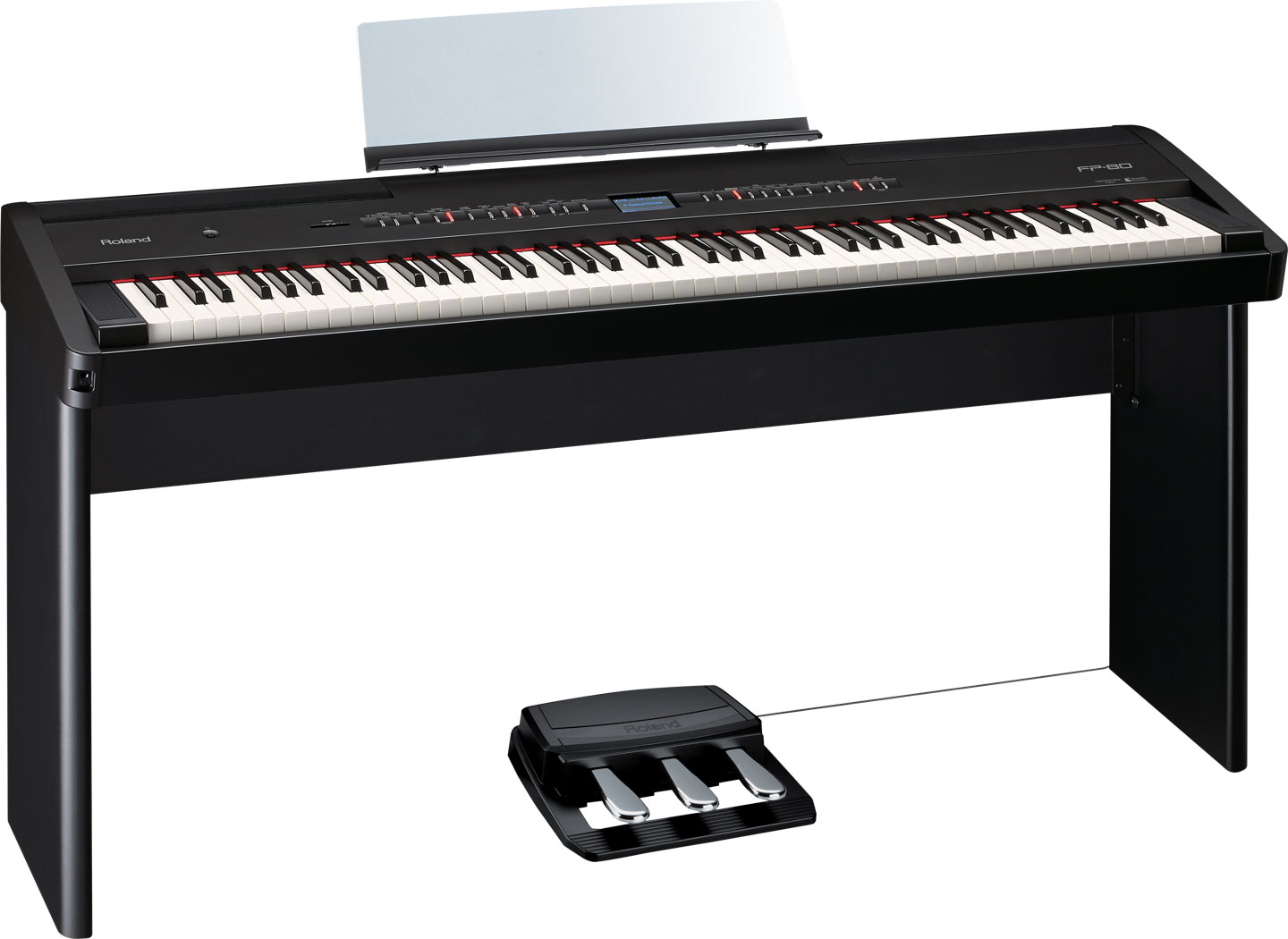 罗兰 Roland FP-80 88键 电钢琴  舞台电钢琴