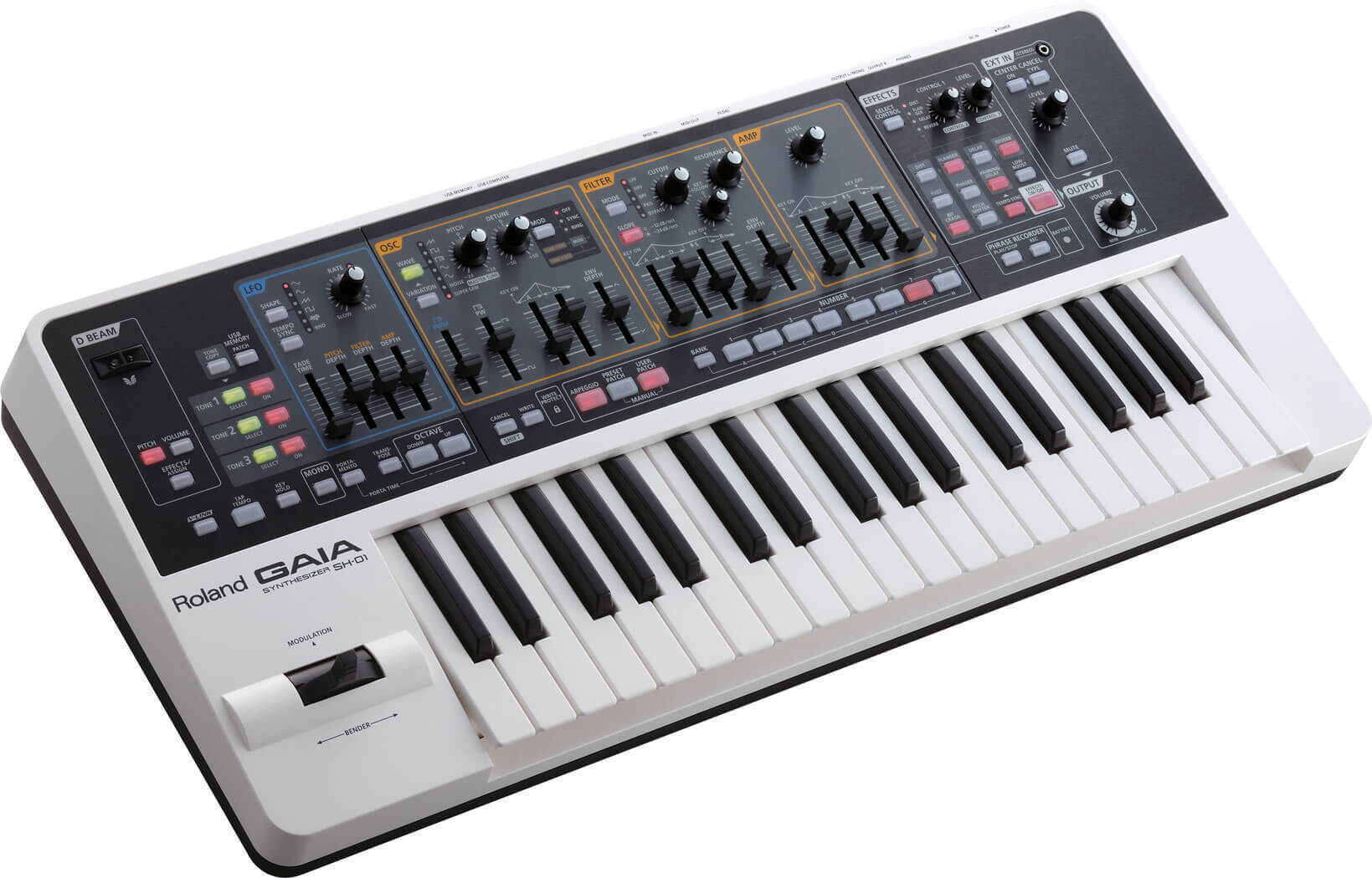 Roland 罗兰 GAIA SH-01 37键 模拟合成器