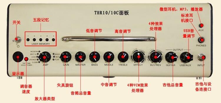 商城正品 YAMAHA 雅马哈 THR10 便携式吉他音箱 包邮！
